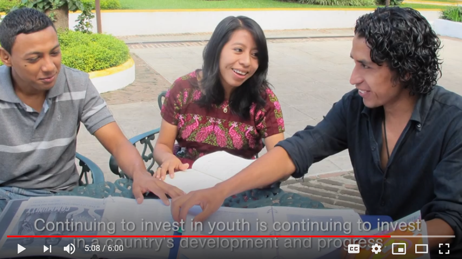 Screenshot of GoJoven International video highlighting the program's impact over the its ten year run