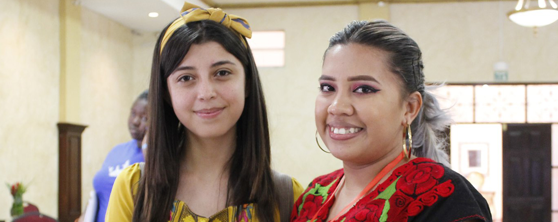 two young women