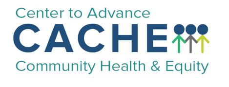 Center to Advance Community Health & Equity (CACHE) logo