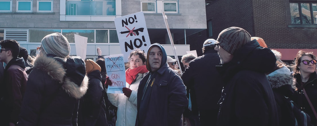 image: gun reform protest