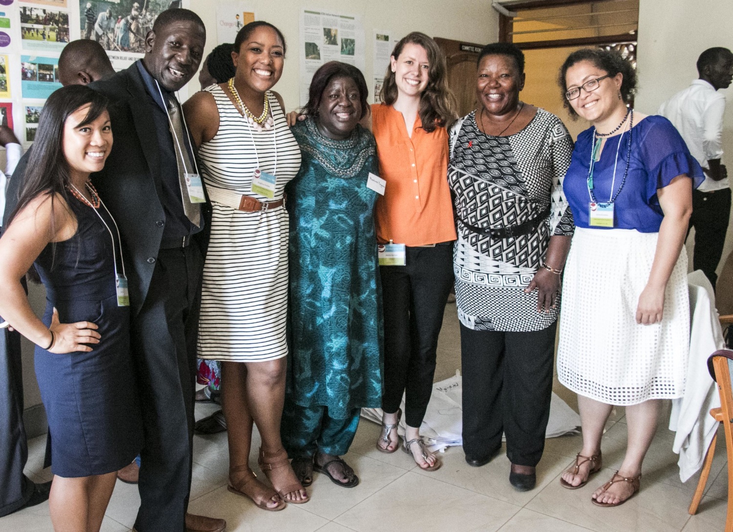 image: group of global health fellows