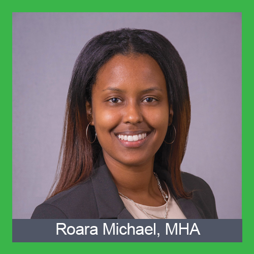 headshot of Roara Michael MHA