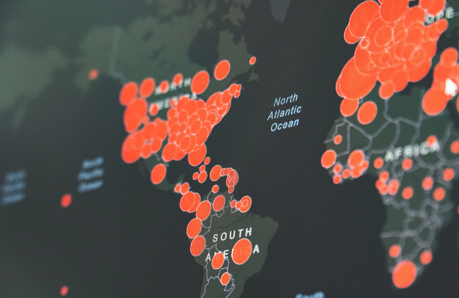 COVID tracking map