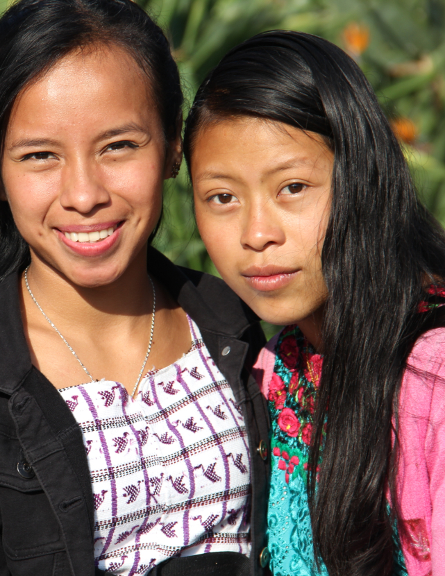 Two young women from Rise Up