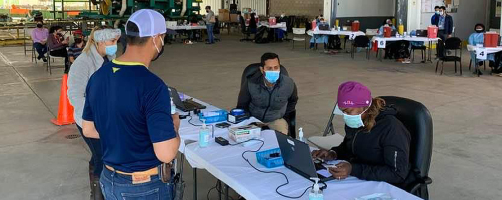 Desert Healthcare District vaccination site