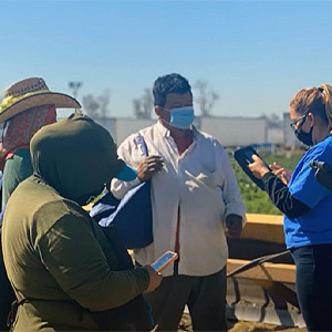 Farmworkers preparing for vaccination