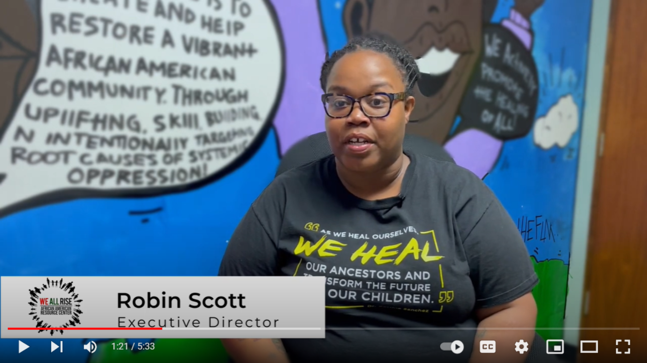Screenshot: Robin Scott, Executive Director, RISE Well-Being Clinics