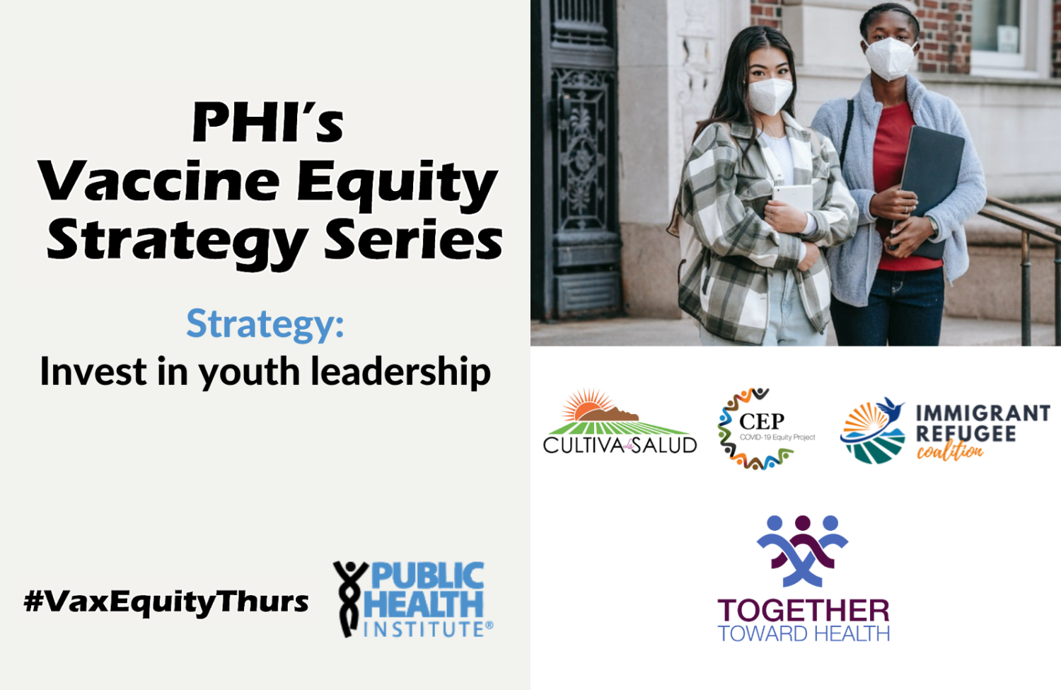 PHI's Vaccine Equity Strategy Series: Invest in youth leadership