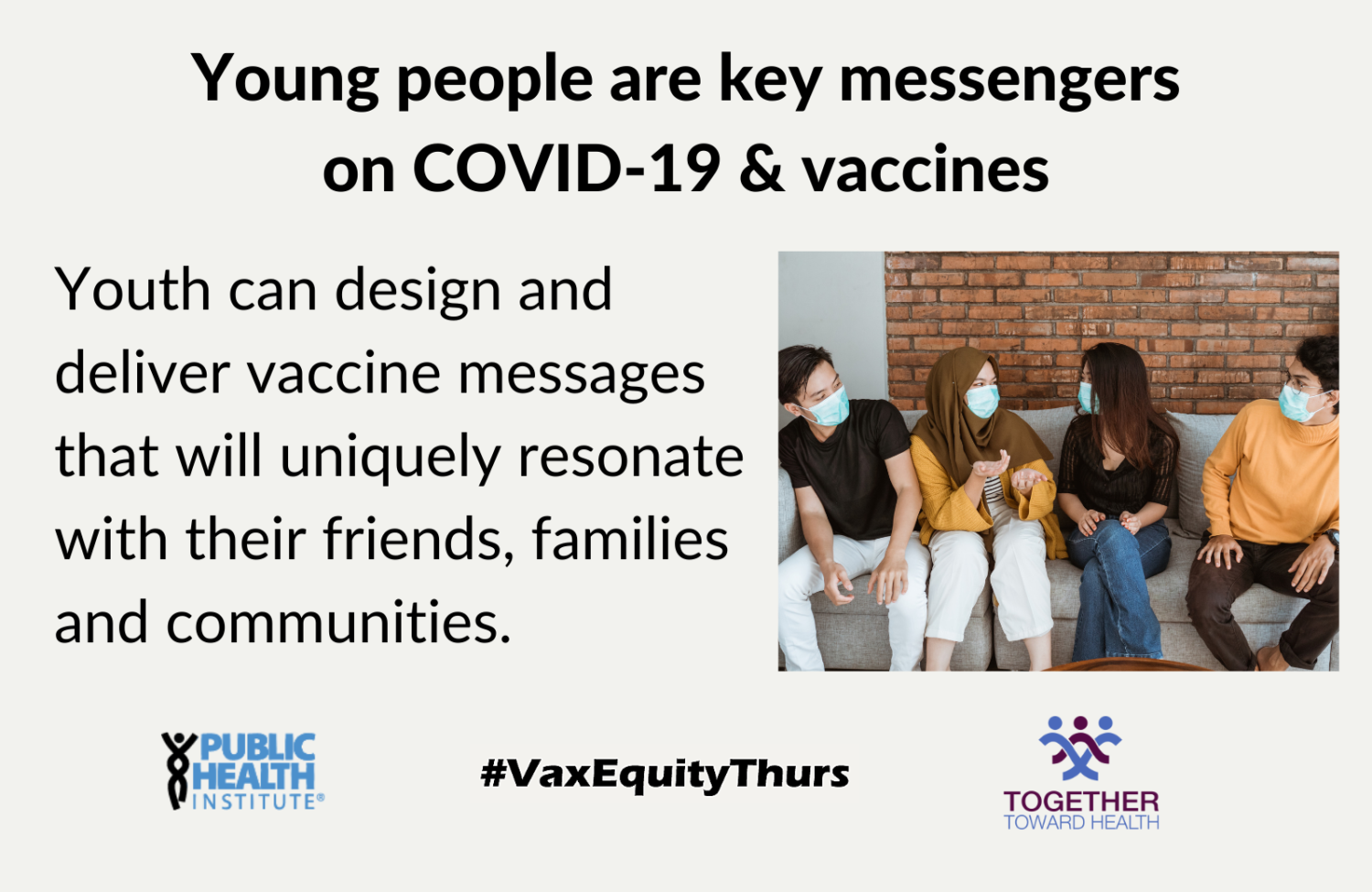 Young people are key messengers on COVID-19 & vaccines