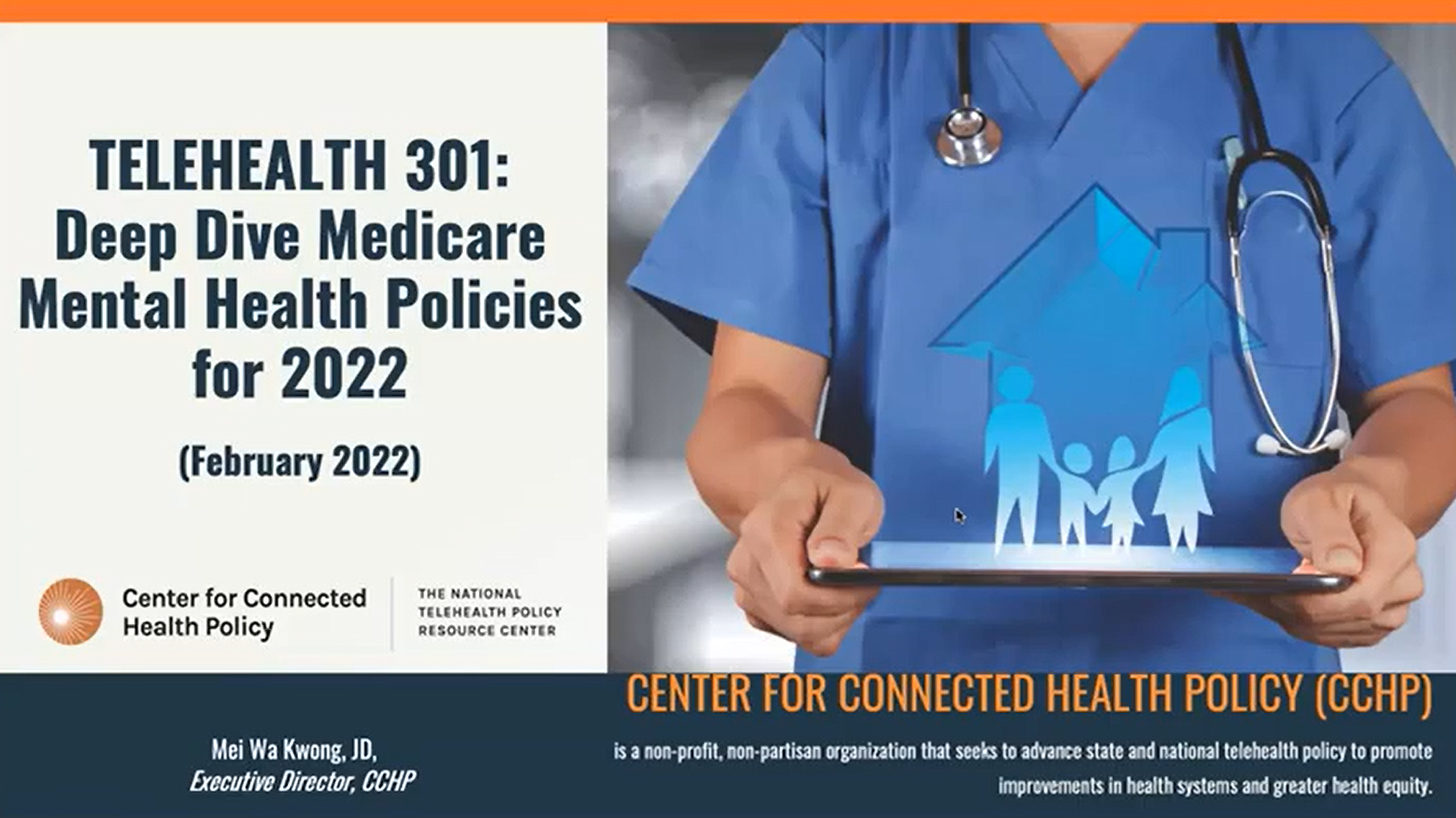 screenshot of Telehealth 301 video