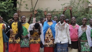 A group of Kenyan Girl Leaders