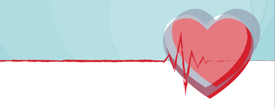 heart with electrogram line