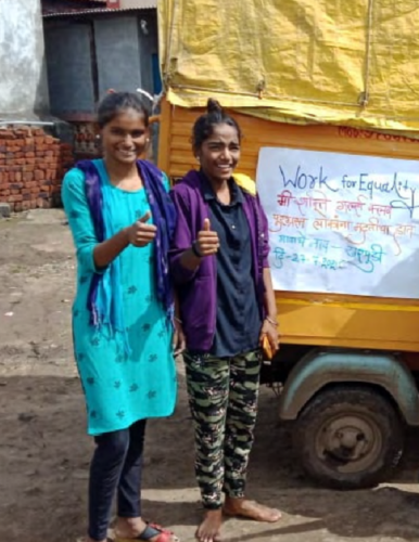 Rise Up girl leaders in India