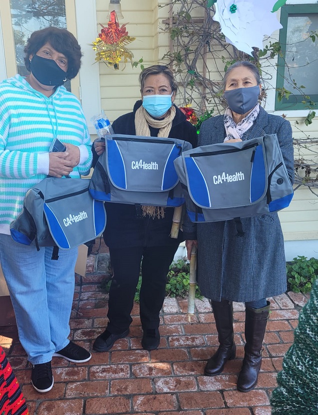 Kitchenista staff delivering supplies