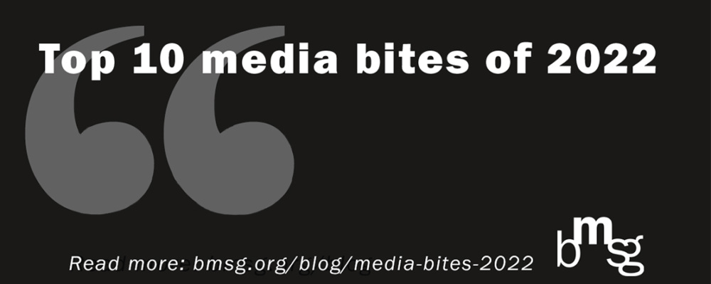 Top 10 media bites of 2022