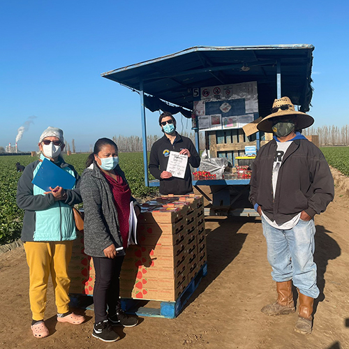 community health workers in field