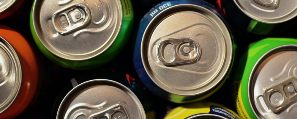 soda cans next to each other