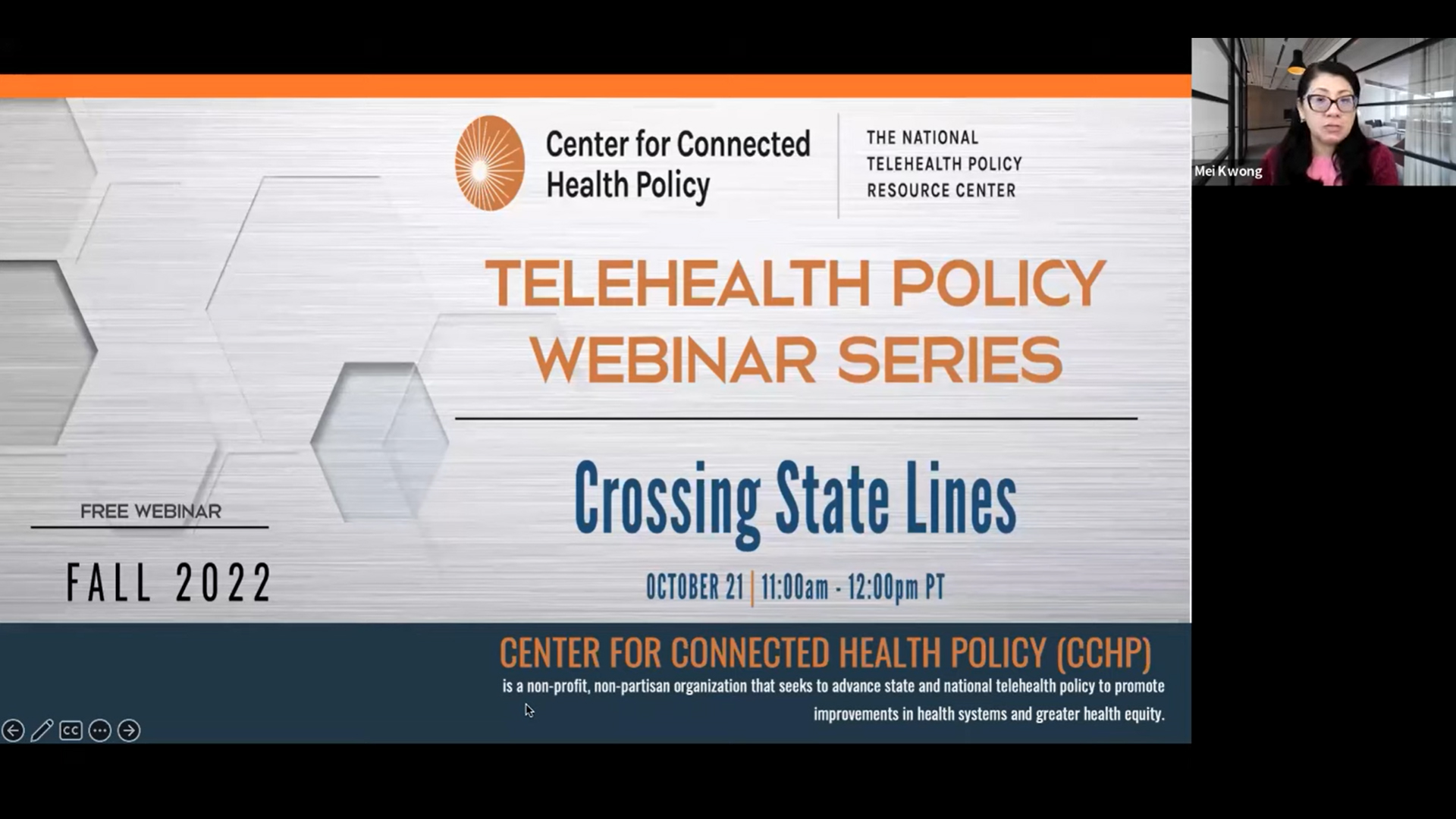 screenshot from crossing state lines webinar