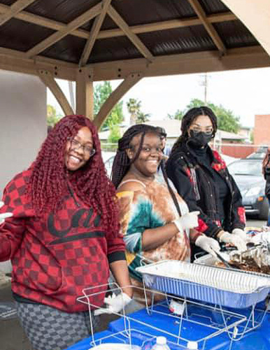 community health workers smiling