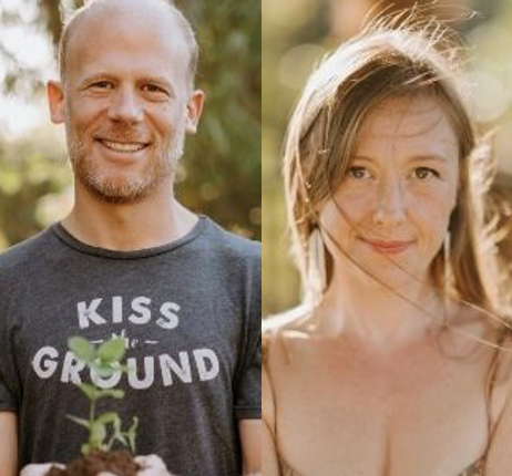 headshots of two people smiling