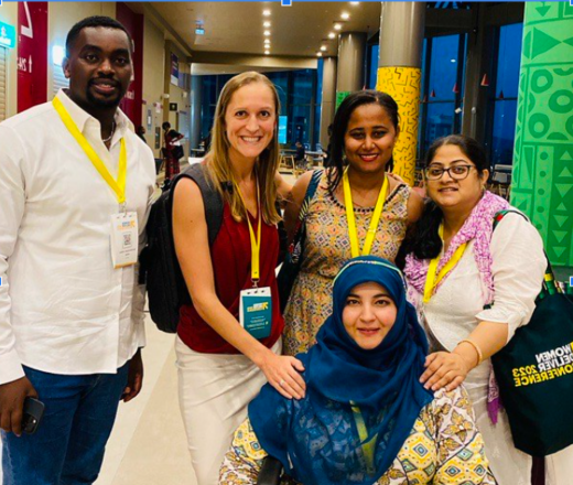 Rise Up leaders at Women Deliver 2022