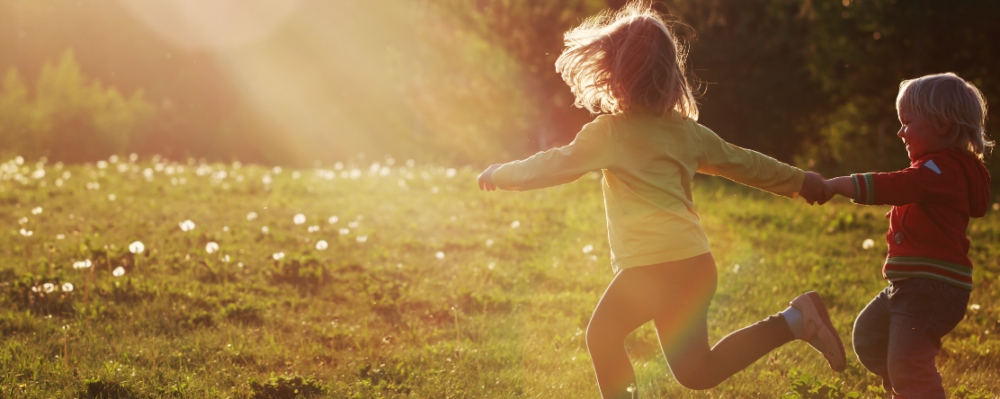 children running in field of grass (credit: Nadezhda1906 from Getty Images)