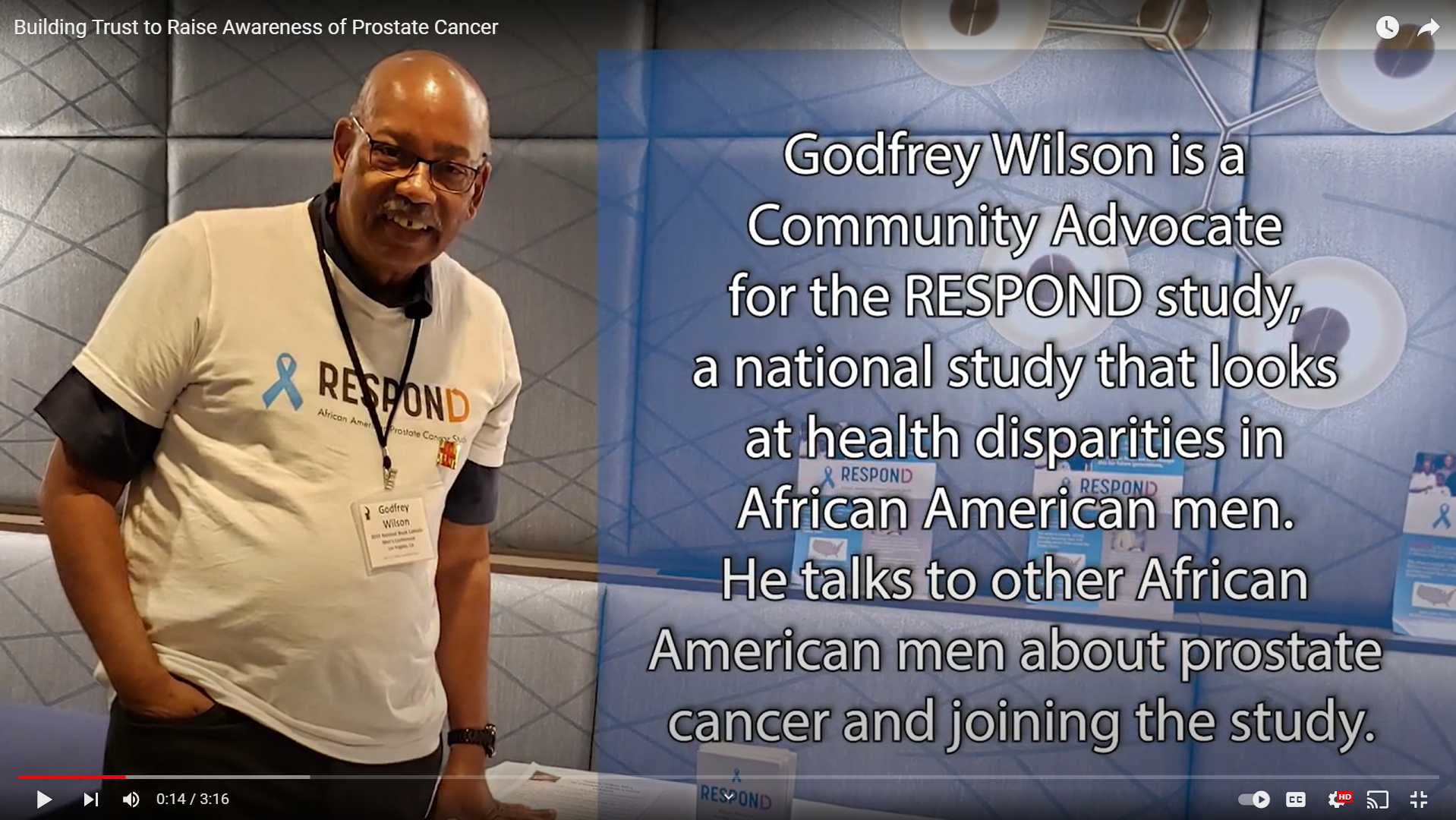 screenshot of Godfrey Wilson standing