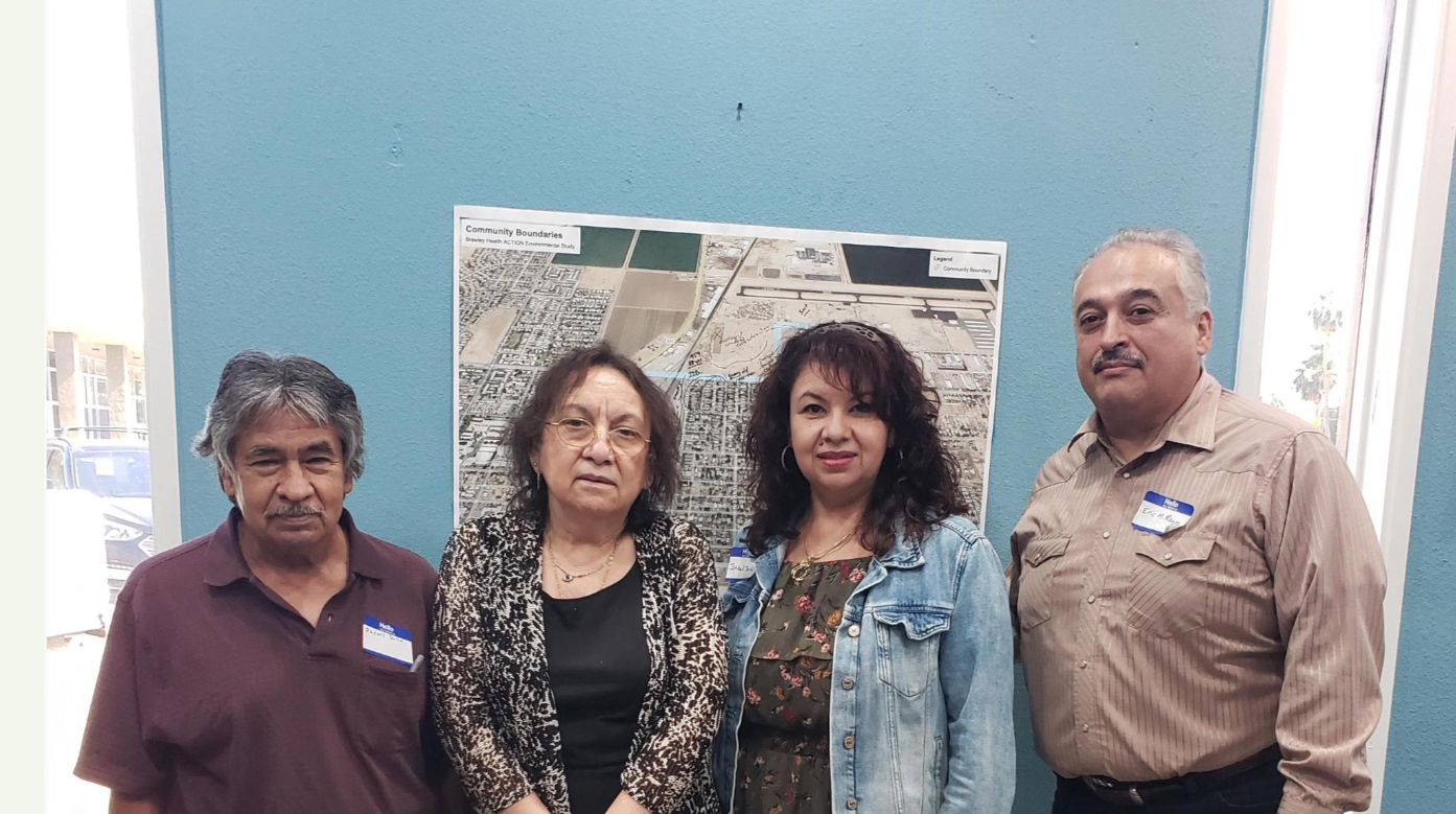 Isabel Solis and other community residents