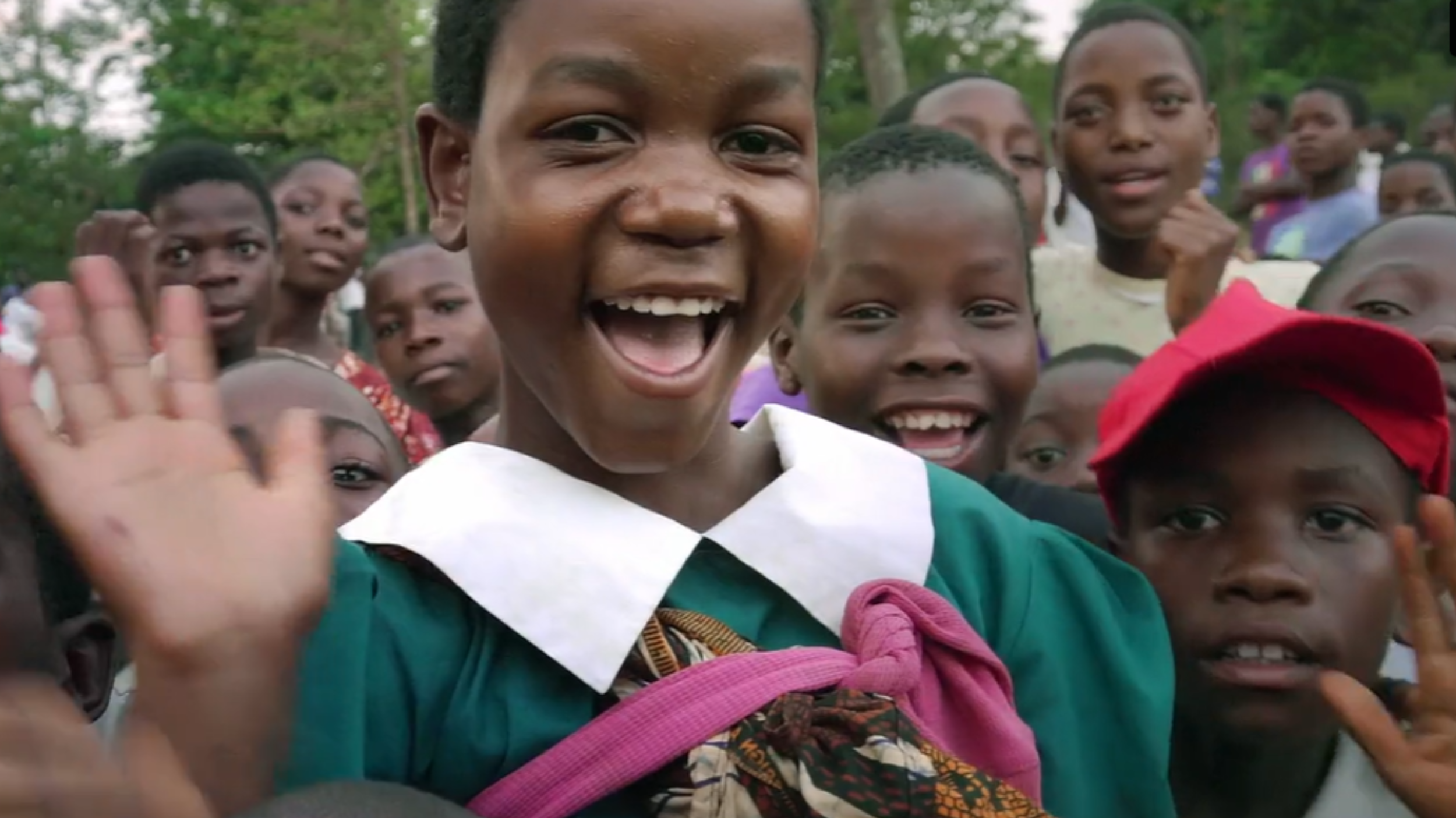 Screenshot of Malawi Rise Up Girl Leaders video