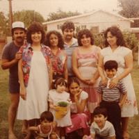 photo of family living in Brawley when the Puregro site was still active