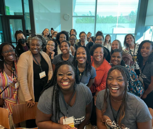 group of women smiling
