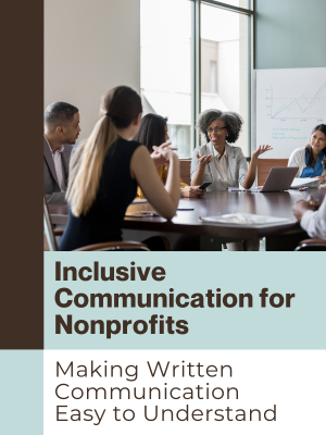 cover of Inclusive Communication for Nonprofits Guide