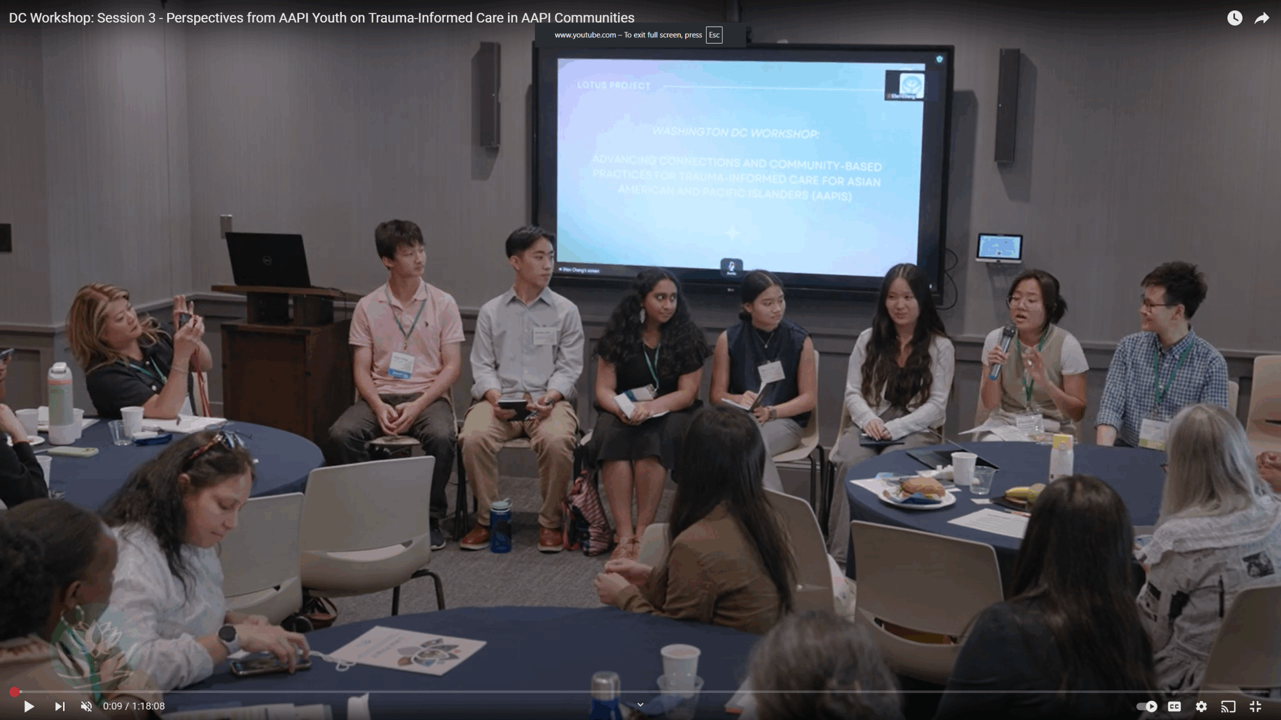 screenshot of Lotus Project Washington DC Workshop Session 3