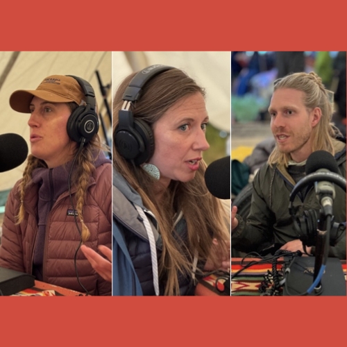 Anna Claussen (l), Ash Hanson (center) and Matt Jorgenson (r)