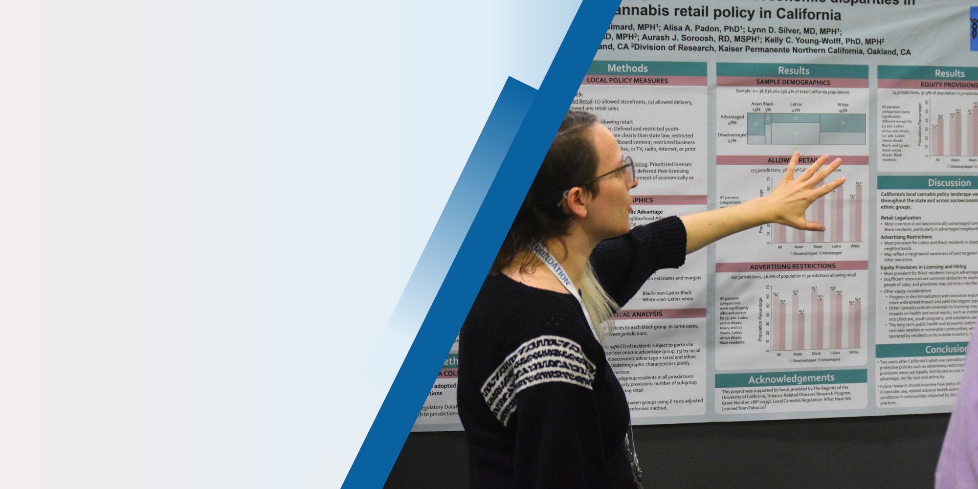 PHI expert sharing research at conference