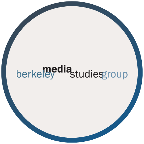 Berkeley media studies group logo in circle
