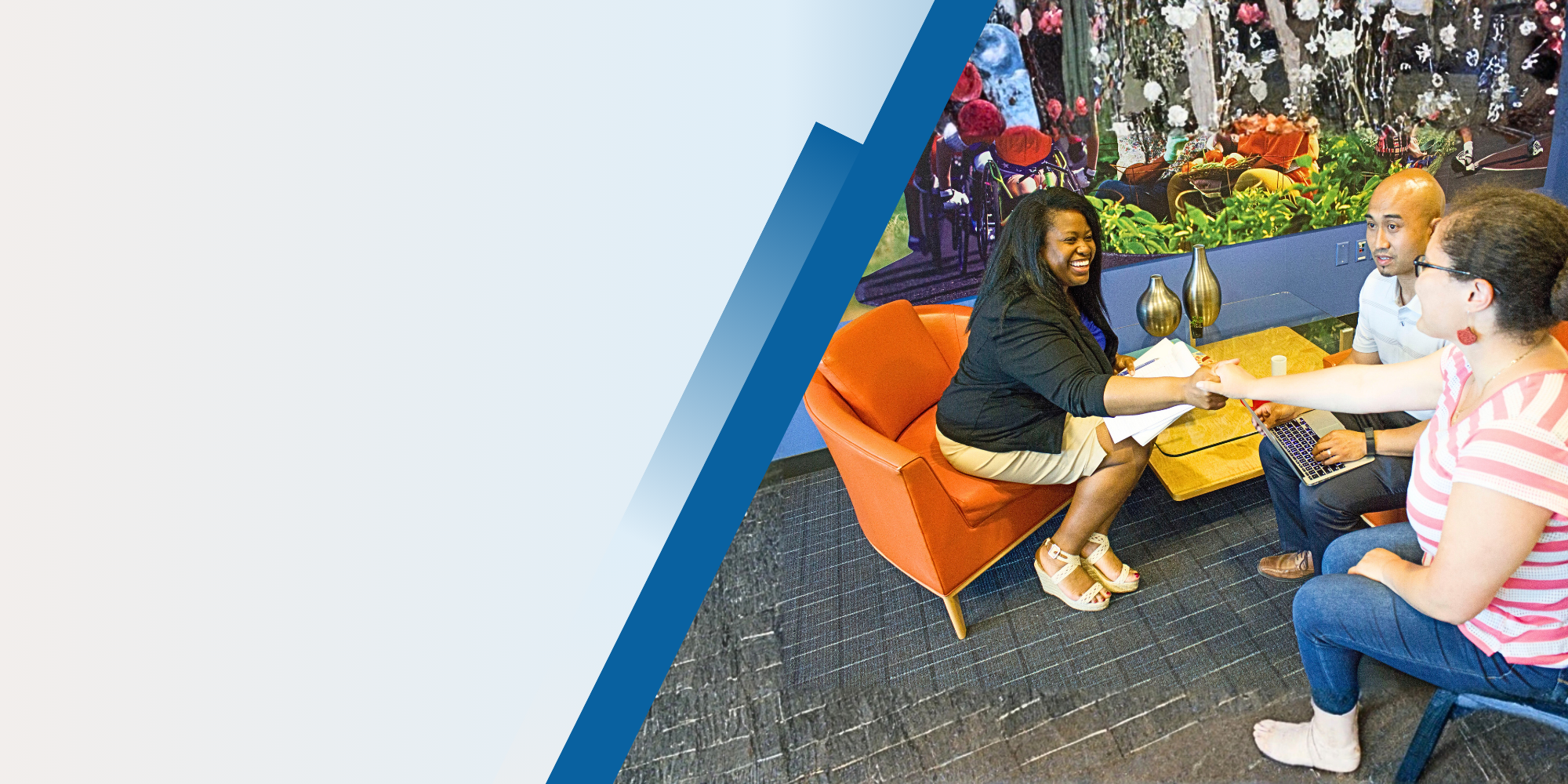 people shaking hands